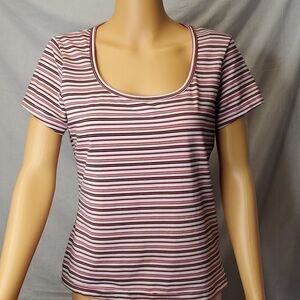 Vintage 90's Jordache Women's Striped Shirt Large